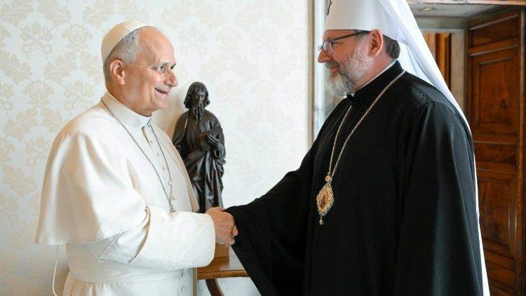 Shevchuk lleva al Papa "la oración de Ucrania"