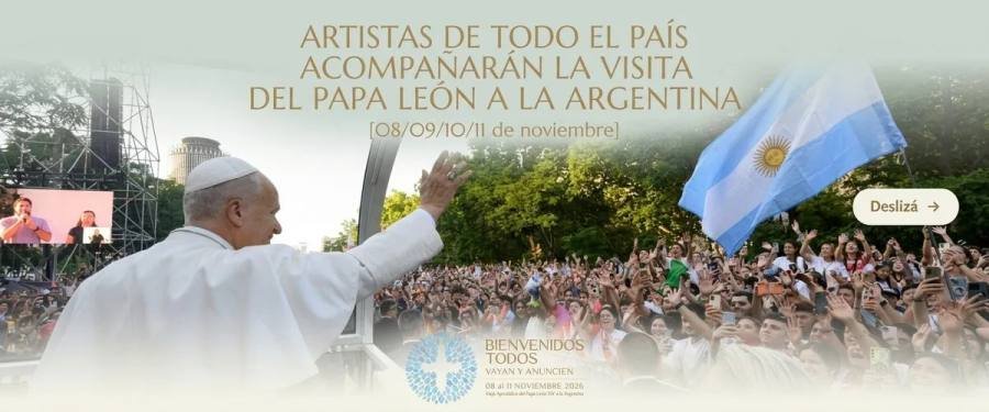 Artistas argentinos acompañarán la histórica visita del Papa León XIV al país