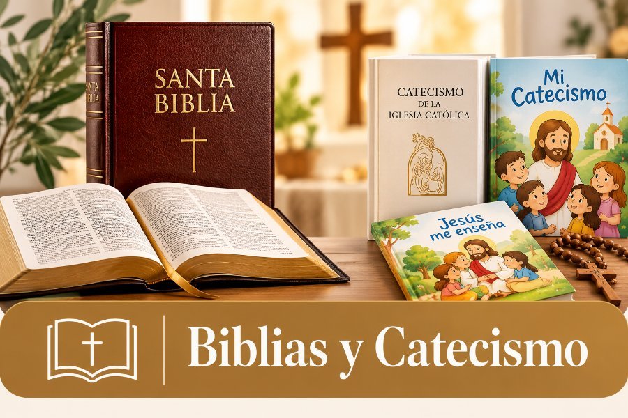 Biblias y Catecismo